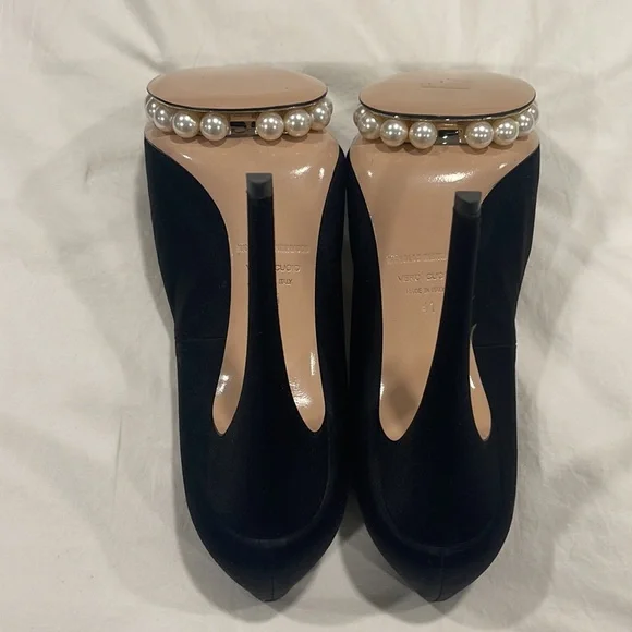NWOT Nicholas Kirkwood stunning satin heels with pearls Heels